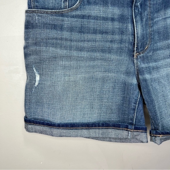ANN Taylor Loft Distressed Denim Jean Shorts Size 28 - Picture 3 of 8